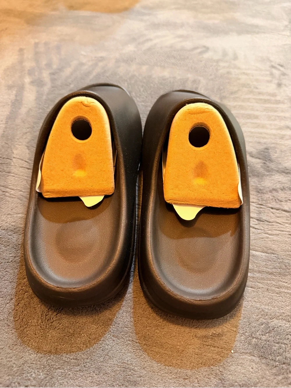 Sleek Black Slides - YS-01 Size 11